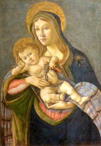 ：いばらの冠と3本の爪を持つ聖母子 作： Sandro Botticelli